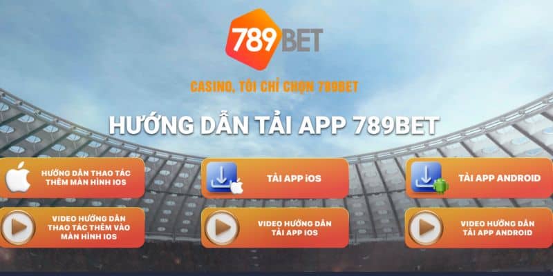 App di động hiện đại cho phép người chơi cá cược thuận lợi tại 789BET